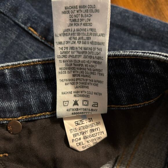 Joes Jeans Womens 31 Boyfriend Slim Ankle Mid Rise Medium Wash Distressed Denim - Picture 6 of 11